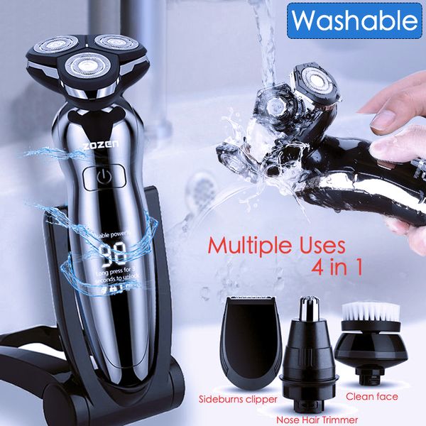 electric shaver for men 4d razor beard trimmer usb 3 blades portable water proof electric shavers hair clipper facial epilato
electric shaver for men 4d razor beard trimmer usb 3 blades portable water proof electric shavers hair clipper facial epilato