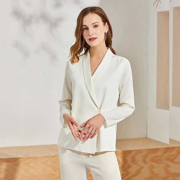 women's suits & blazers heavy silk v-neck suit shirt jacket female commuter office lady formal fashionable style cest chic, White;black
women's suits & blazers heavy silk v-neck suit shirt jacket female commuter office lady formal fashionable style cest chic, White;black