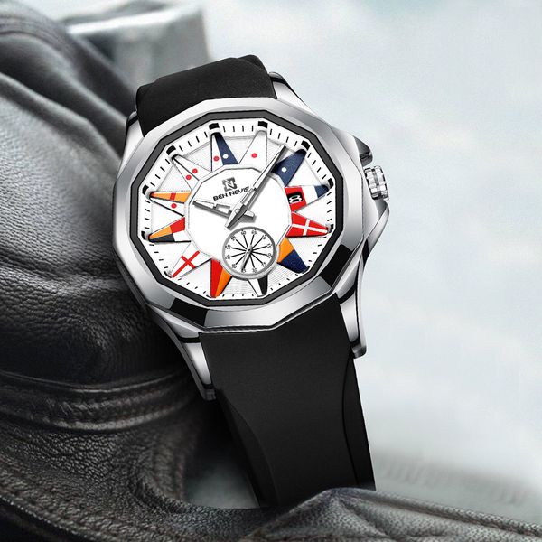 relogio masculino new fashion watch men tag sport watches mens waterproof quartz clock casual military wristwatch, Slivery;brown
relogio masculino new fashion watch men tag sport watches mens waterproof quartz clock casual military wristwatch, Slivery;brown