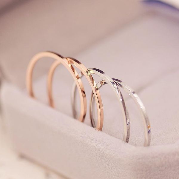 cluster rings yun ruo super thin smooth tail rose gold color fashion titanium steel jewelry birthday gift woman never fade drop, Golden;silver
cluster rings yun ruo super thin smooth tail rose gold color fashion titanium steel jewelry birthday gift woman never fade drop, Golden;silver