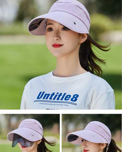wide brim hats baseball cap sun for women summer outdoor big hat with lens visor cycling gorras para mujer, Blue;gray
wide brim hats baseball cap sun for women summer outdoor big hat with lens visor cycling gorras para mujer, Blue;gray