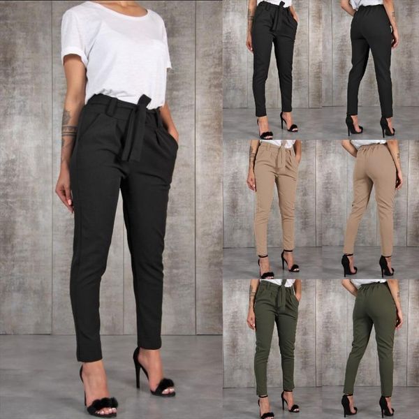 plus size fashionable and versatile women capri waistband casual bottoms belt trousers, Black;white
plus size fashionable and versatile women capri waistband casual bottoms belt trousers, Black;white