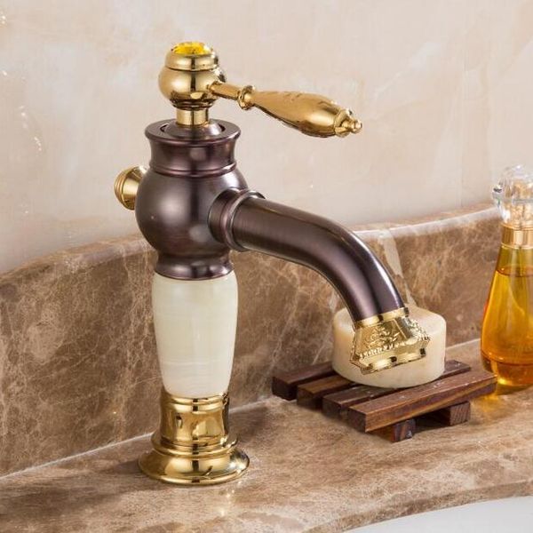 bathroom sink faucets luxur golden brass jade body basin faucet deck mount countermixer tap and cold water
bathroom sink faucets luxur golden brass jade body basin faucet deck mount countermixer tap and cold water