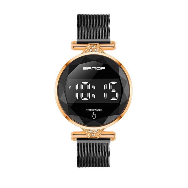 wristwatches fashion digital watches for women touch screen watch led display waterproof women's relogio feminino, Slivery;brown
wristwatches fashion digital watches for women touch screen watch led display waterproof women's relogio feminino, Slivery;brown