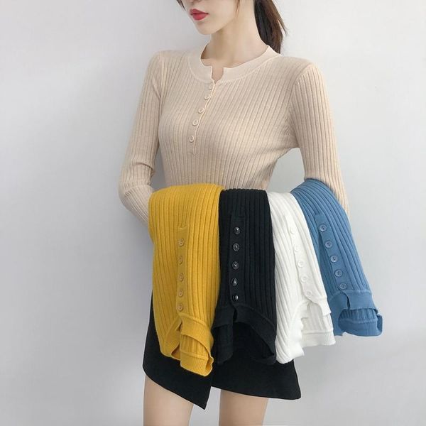 low round neck knitted bottom women sweaters korean solid color slim thin pullovers basic jumpers . women's, White;black
low round neck knitted bottom women sweaters korean solid color slim thin pullovers basic jumpers . women's, White;black