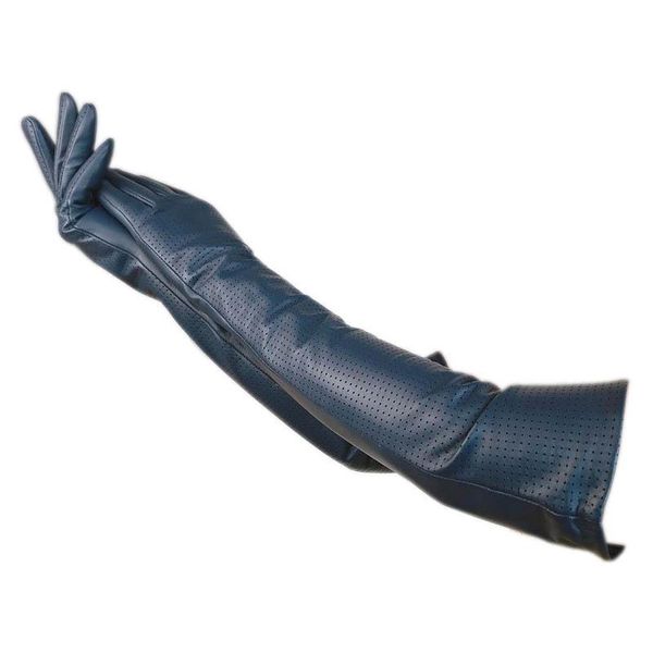 five fingers gloves winter ladies elbow fashion sheepskin punching leather to keep warm dark blue driving dress silk lining 2021-, Blue;gray
five fingers gloves winter ladies elbow fashion sheepskin punching leather to keep warm dark blue driving dress silk lining 2021-, Blue;gray