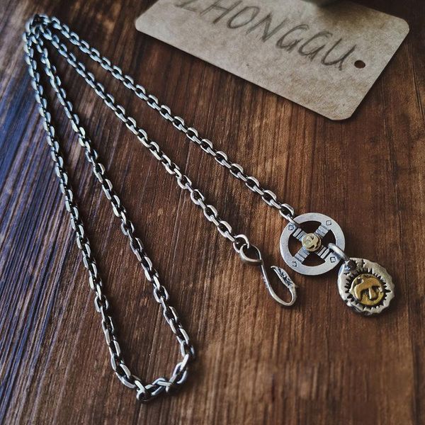 chains street retro handmade necklace men and women cross roulette too angle chain pendant jewelry accessories, Silver
chains street retro handmade necklace men and women cross roulette too angle chain pendant jewelry accessories, Silver