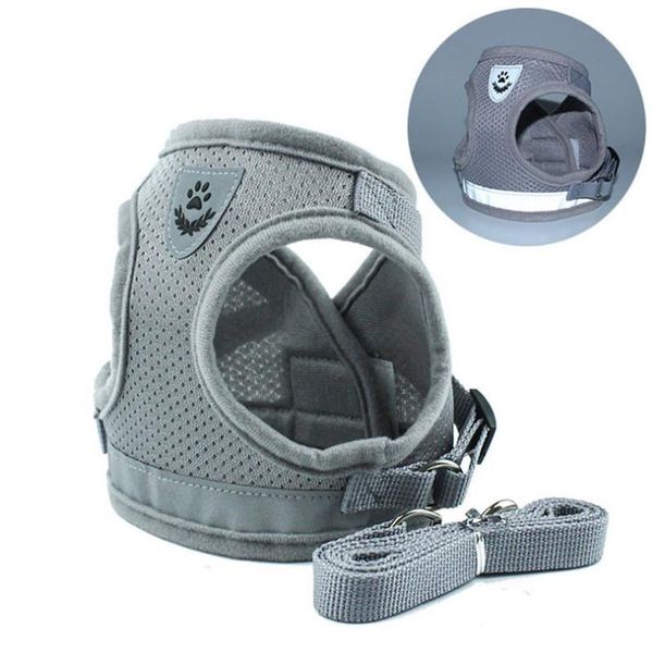 dog collars & leashes 1set cat harness pet adjustable reflective vest walking lead leash polyester mesh for small medium supplies
dog collars & leashes 1set cat harness pet adjustable reflective vest walking lead leash polyester mesh for small medium supplies