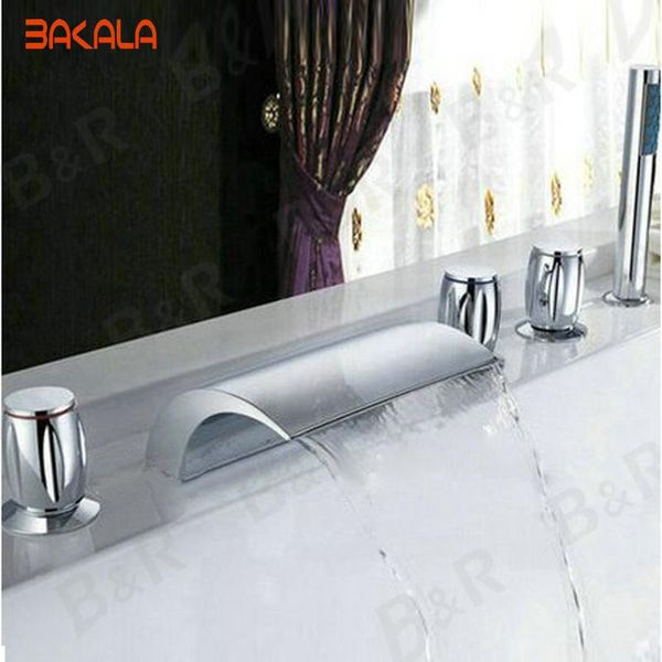 waterfall bathtub faucet bathroom bath tub mixer taps with hand showerhead 5 pieces set 2270g lt-s203 shower sets
waterfall bathtub faucet bathroom bath tub mixer taps with hand showerhead 5 pieces set 2270g lt-s203 shower sets