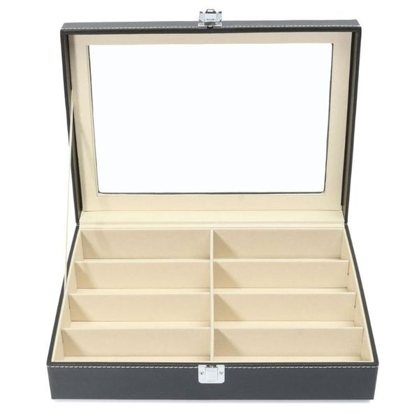 other fashion accessories 8 grids sunglasses storage box jewelry organizer pu leather collection glasses display holder packaging portable c, Silver
other fashion accessories 8 grids sunglasses storage box jewelry organizer pu leather collection glasses display holder packaging portable c, Silver