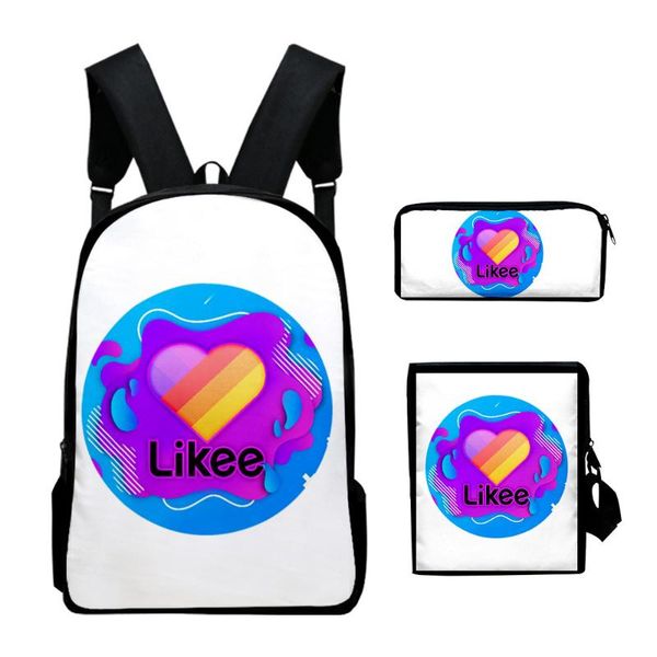 backpack 3pcs/set 2021 likee fashion casual shoulder bags 3d print school bag mochilas student
backpack 3pcs/set 2021 likee fashion casual shoulder bags 3d print school bag mochilas student