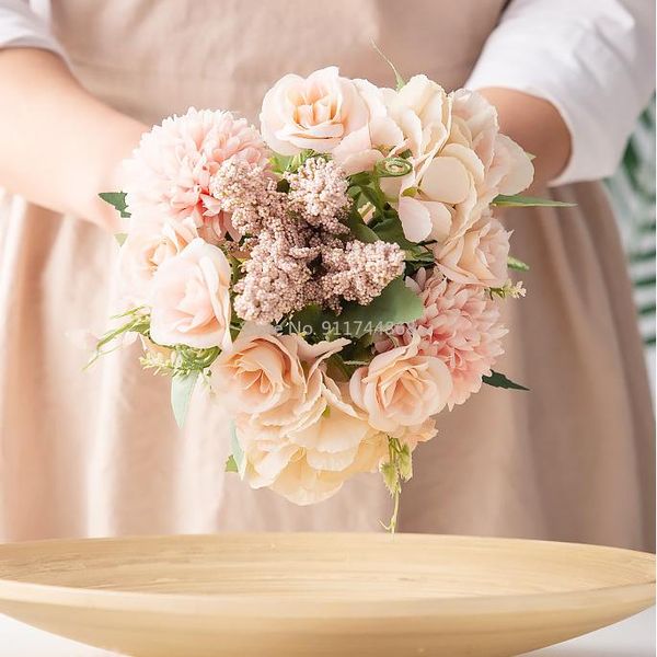 handmade silk flower bouquet plastic fake shop decoration living room bedroom home furnishings simulation holding flowers decorative & wreat
handmade silk flower bouquet plastic fake shop decoration living room bedroom home furnishings simulation holding flowers decorative & wreat