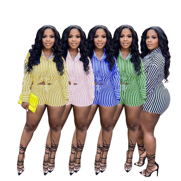 women fall tracksuits cardigan shirt+shorts summer two piece sets striped 2x long sleeve shirts+short pants outfits clothing dhl 5586, Gray
women fall tracksuits cardigan shirt+shorts summer two piece sets striped 2x long sleeve shirts+short pants outfits clothing dhl 5586, Gray