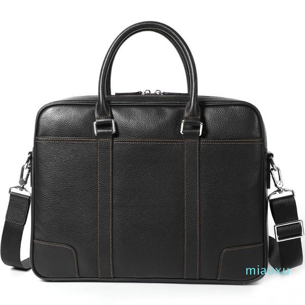 leather men's briefcase handbag lapbag cross section men's computer bag business affairs bags#301
leather men's briefcase handbag lapbag cross section men's computer bag business affairs bags#301