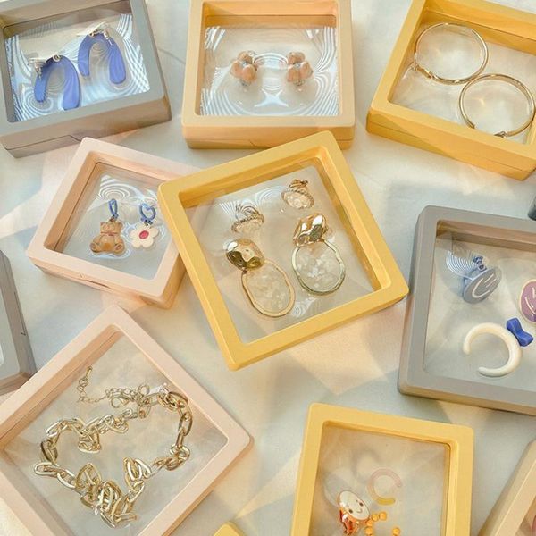 jewelry pouches, bags transparent pe film color brooch coin gems storage box dustproof suspended floating ring earrings display rack, Pink;blue
jewelry pouches, bags transparent pe film color brooch coin gems storage box dustproof suspended floating ring earrings display rack, Pink;blue