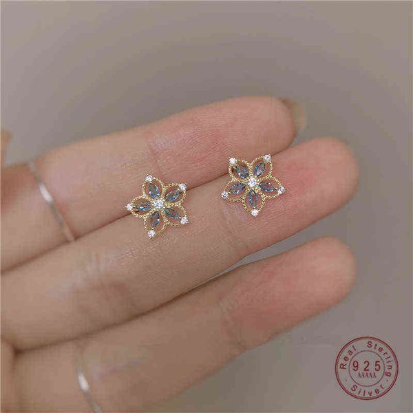 925 sterling silver ring japanese hollow crystal flower plating 14k gold stud earrings women fashion small fresh banquet jewelry
925 sterling silver ring japanese hollow crystal flower plating 14k gold stud earrings women fashion small fresh banquet jewelry