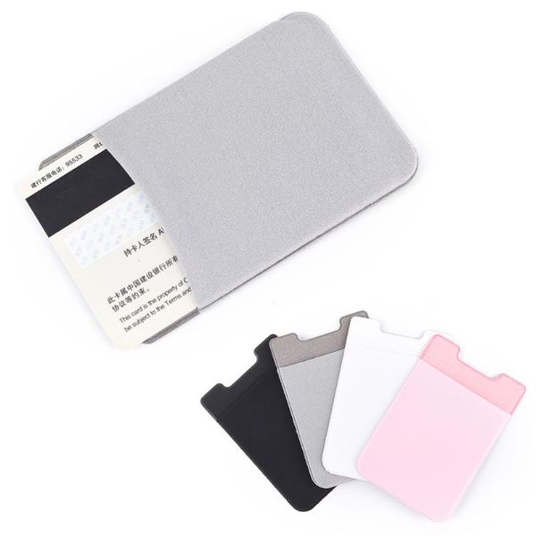 card holders elastic cell phone wallet case credit id holder pocket stick on 3m adhesive 56x90mm, Brown;gray
card holders elastic cell phone wallet case credit id holder pocket stick on 3m adhesive 56x90mm, Brown;gray