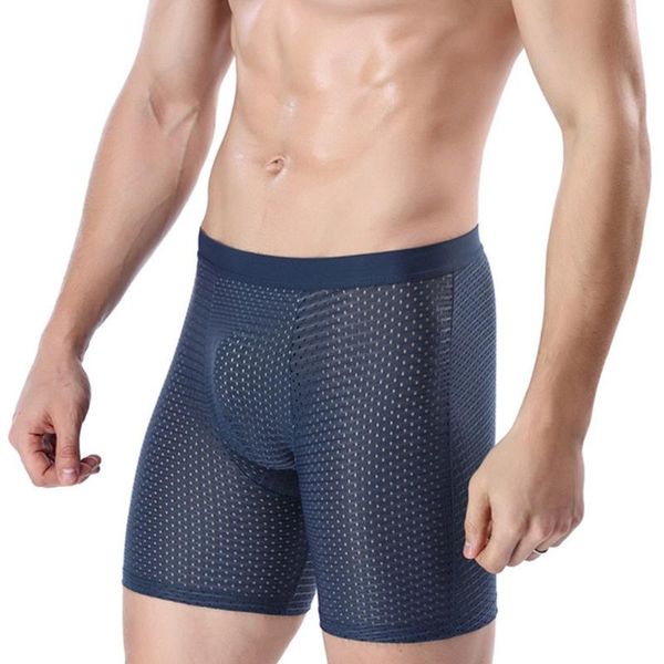 underpants mesh long leg male shorts breathable underwear man large size men's panties cool with hole boxer homme trunk a30, Black;white
underpants mesh long leg male shorts breathable underwear man large size men's panties cool with hole boxer homme trunk a30, Black;white