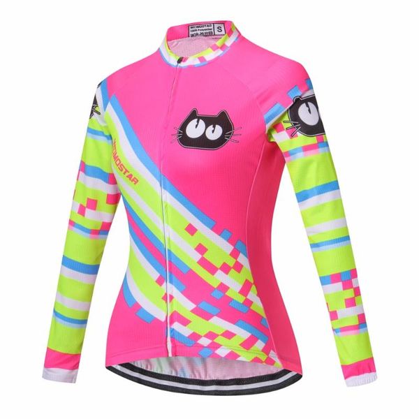 cats 2021 cycling jersey women bike shirt long sleeve female mtb pro team ropa ciclismo maillot mountain road blouse autumn racing jacke, Black;red
cats 2021 cycling jersey women bike shirt long sleeve female mtb pro team ropa ciclismo maillot mountain road blouse autumn racing jacke, Black;red