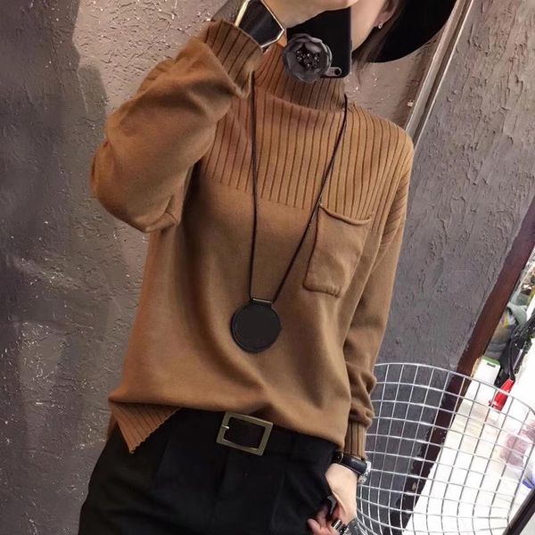 women's sweaters pocket turtleneck knitted women sweater winter solid oversized 3xl loose female pulls outwear, White;black
women's sweaters pocket turtleneck knitted women sweater winter solid oversized 3xl loose female pulls outwear, White;black