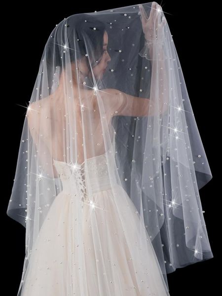 bridal veils ueen v05 100% handmade pearls beaded veil without comb romantic and elegant multiple size options bride minster, Black
bridal veils ueen v05 100% handmade pearls beaded veil without comb romantic and elegant multiple size options bride minster, Black