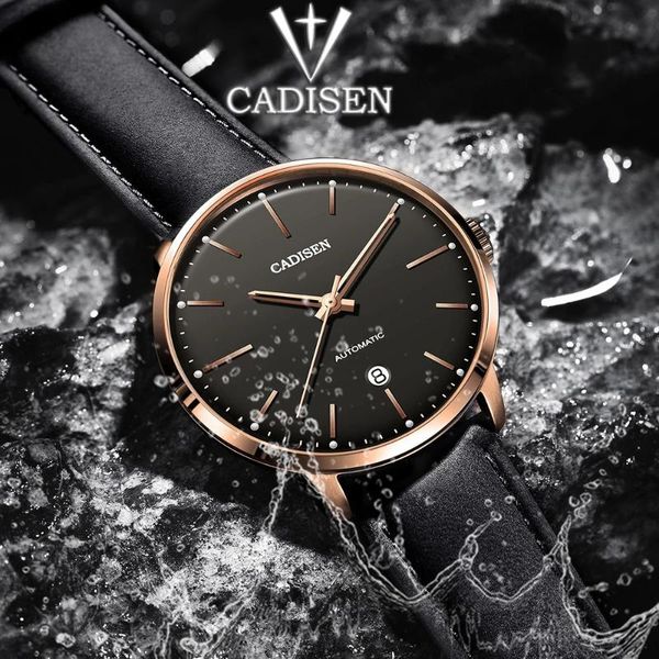 wristwatches cadisen brand classic business man watch mechanical waterproof genuine leather men fashion casual automatic, Slivery;brown
wristwatches cadisen brand classic business man watch mechanical waterproof genuine leather men fashion casual automatic, Slivery;brown