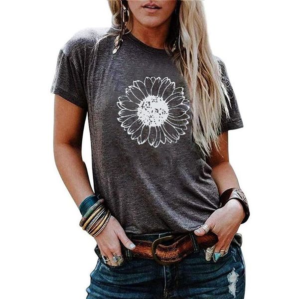 women's t-shirt 2021 summer woman relaxation beauty small daisy pattern printed round neck short sleeve t shirt, White
women's t-shirt 2021 summer woman relaxation beauty small daisy pattern printed round neck short sleeve t shirt, White
