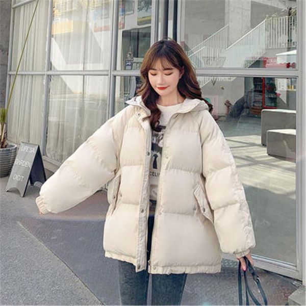 women's down & parkas short winter jacket women warm hooded cotton female casual loose outwear korean cotton-padded coat, Black
women's down & parkas short winter jacket women warm hooded cotton female casual loose outwear korean cotton-padded coat, Black