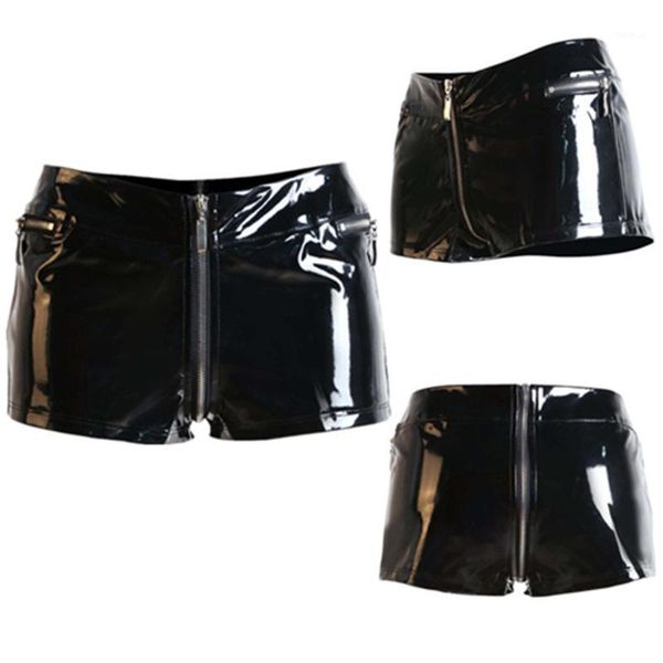s-xxl black womens welook patent leather zippered open crotch boxer shorts for club slim fit dancing nightclub women's, White;black
s-xxl black womens welook patent leather zippered open crotch boxer shorts for club slim fit dancing nightclub women's, White;black