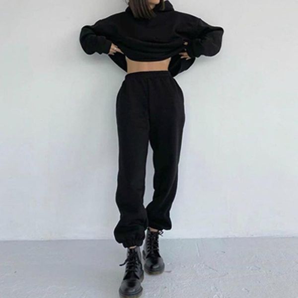 women's two piece pants women fashion hooded sweatshirt and elastic waist suits female loose casual tracksuits autumn winter warm sport, White
women's two piece pants women fashion hooded sweatshirt and elastic waist suits female loose casual tracksuits autumn winter warm sport, White