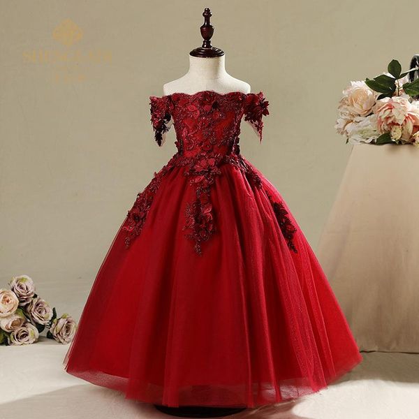 princess dress girls evening children host wedding long catwalk red one-shoulder autumn ethnic clothing
princess dress girls evening children host wedding long catwalk red one-shoulder autumn ethnic clothing