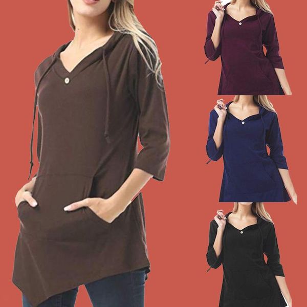 women's hoodies & sweatshirts irregular hoodie tunic long sleeve plain hooded sweatshirt xxxl poleron mujer 2021 kangaroo pocket drawst, Black
women's hoodies & sweatshirts irregular hoodie tunic long sleeve plain hooded sweatshirt xxxl poleron mujer 2021 kangaroo pocket drawst, Black