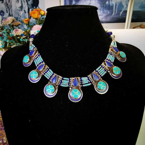 pendant necklaces master design nepal handmade vintage multi statements necklace copper inlaid real tibetan jewelry tnl221, Silver
pendant necklaces master design nepal handmade vintage multi statements necklace copper inlaid real tibetan jewelry tnl221, Silver
