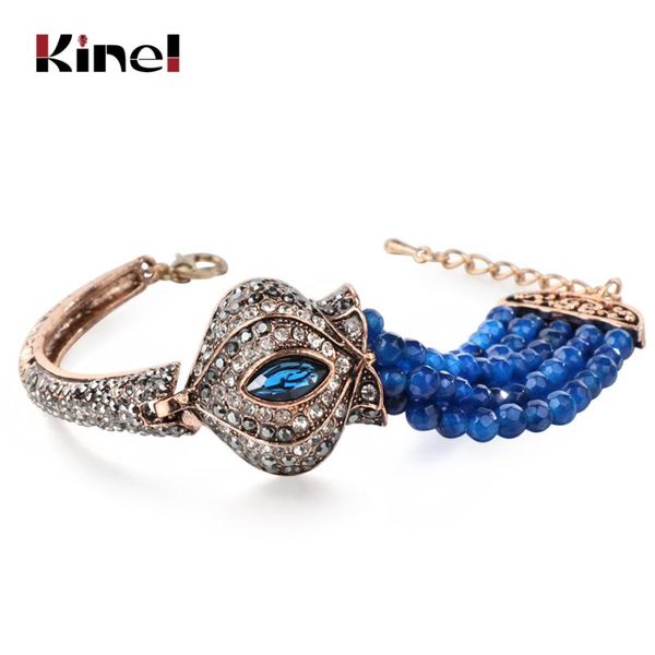 kinel luxury natural stone bracelet covered with bright black crystal antique gold retro bracelets for women love gift 2021 link, chain
kinel luxury natural stone bracelet covered with bright black crystal antique gold retro bracelets for women love gift 2021 link, chain