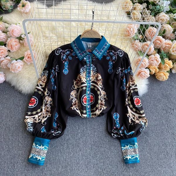 singreiny design court wind print blouse women turndown collar single breasted casual spring retro chic streetwear blouses 210419, White
singreiny design court wind print blouse women turndown collar single breasted casual spring retro chic streetwear blouses 210419, White