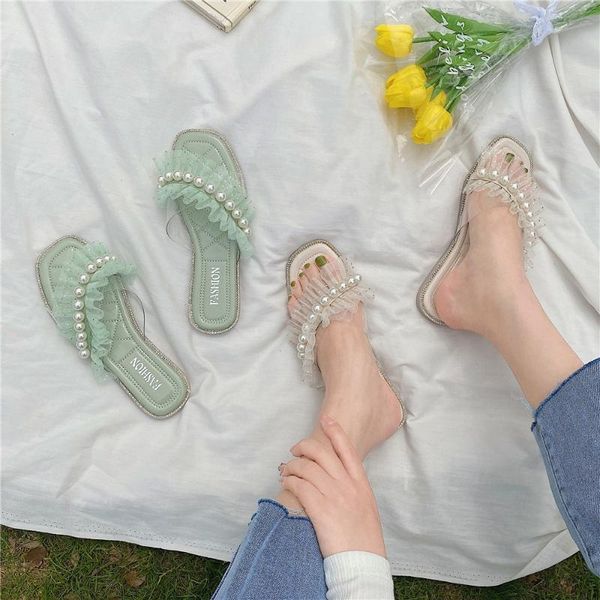 slippers women's outer shoes 2021 summer simple flat-bottomed pearl sandals and sandy beach ladies, Black
slippers women's outer shoes 2021 summer simple flat-bottomed pearl sandals and sandy beach ladies, Black