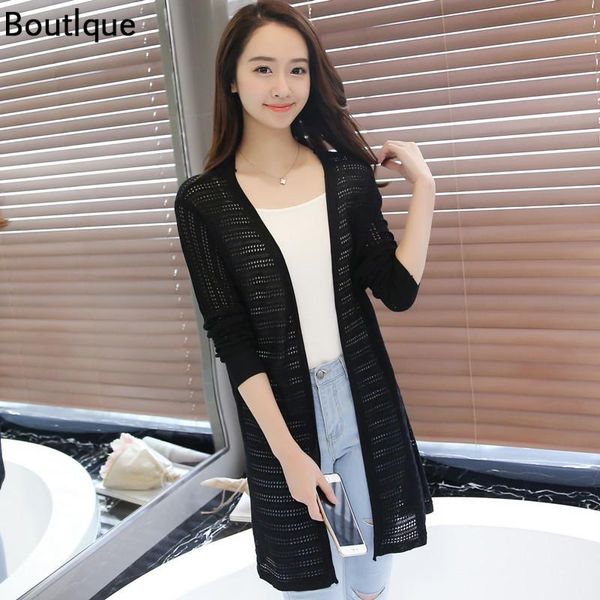women's knits & tees 2021 spring and summer knitted self-cultivation long paragraph no buckle cardigan oversized black, White
women's knits & tees 2021 spring and summer knitted self-cultivation long paragraph no buckle cardigan oversized black, White