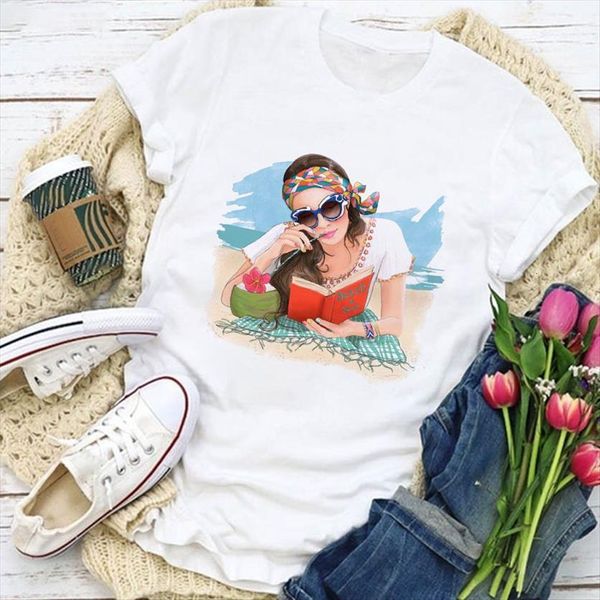summer aesthetic fashion printed women white round neck short sleeve harajuku
summer aesthetic fashion printed women white round neck short sleeve harajuku