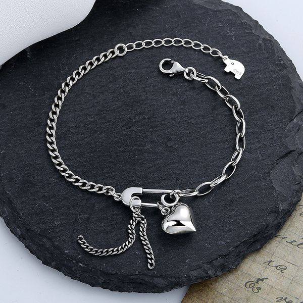 chaosheng s925 sterling silver creative pin love tassel bracelet ins east gate japanese and korean style personalized hand ornament female, Golden;silver
chaosheng s925 sterling silver creative pin love tassel bracelet ins east gate japanese and korean style personalized hand ornament female, Golden;silver