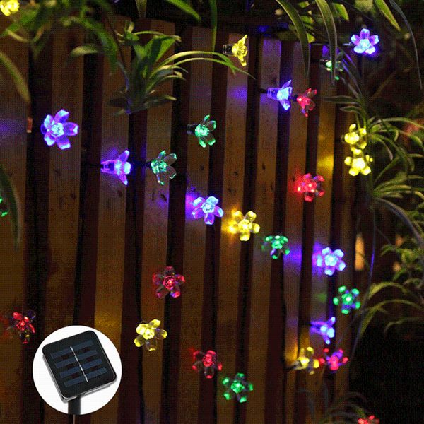 strings 5m / 7m peach flower solar light string outdoor waterproof fairy wedding festival garlands garden decoration
strings 5m / 7m peach flower solar light string outdoor waterproof fairy wedding festival garlands garden decoration