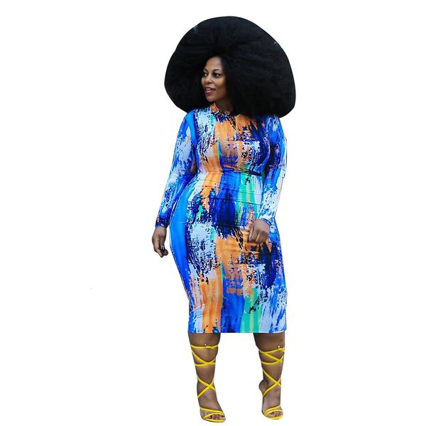 autumn latest colored drawing mid-calf lady tie-dyeprinted o-neck full sleeve bodycon es plus size xl-5xl, Black;gray
autumn latest colored drawing mid-calf lady tie-dyeprinted o-neck full sleeve bodycon es plus size xl-5xl, Black;gray