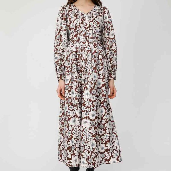 spring print v-neck single breasted dress woman sweet slim waist long sleeve dresses elegant vestido feminino 210514, Black;gray
spring print v-neck single breasted dress woman sweet slim waist long sleeve dresses elegant vestido feminino 210514, Black;gray