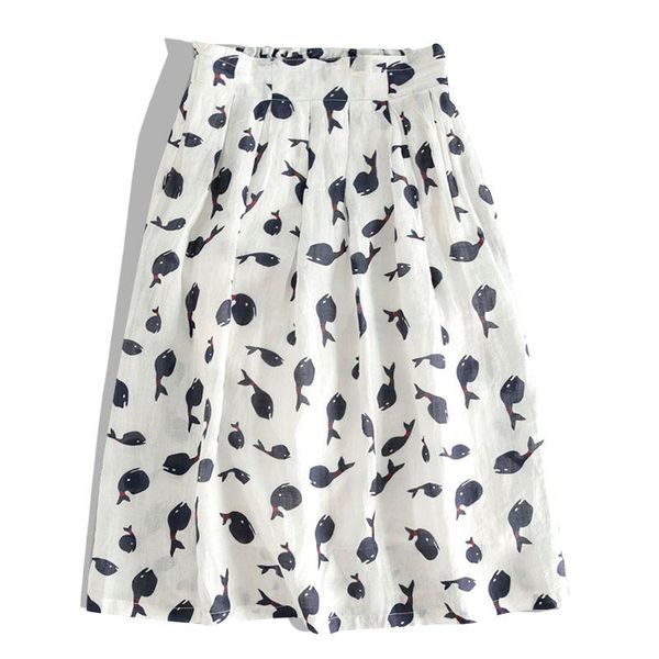 skirts light and thin printed pure ramie skirt with semi elastic waist cotton lining 257, Black
skirts light and thin printed pure ramie skirt with semi elastic waist cotton lining 257, Black