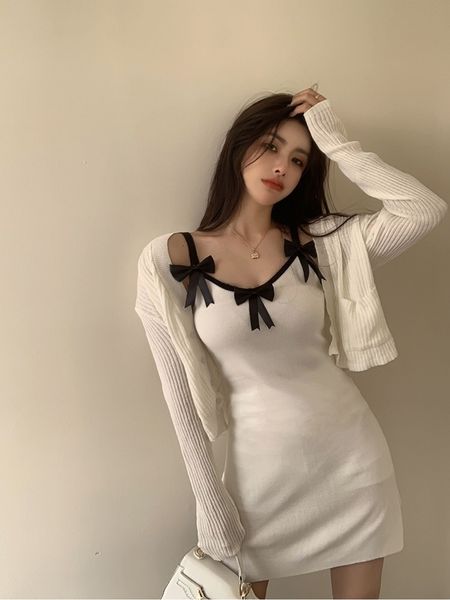 women's tanks & camis bowknot decoration dress summer slim suspender korean cute girl white zdr6
women's tanks & camis bowknot decoration dress summer slim suspender korean cute girl white zdr6