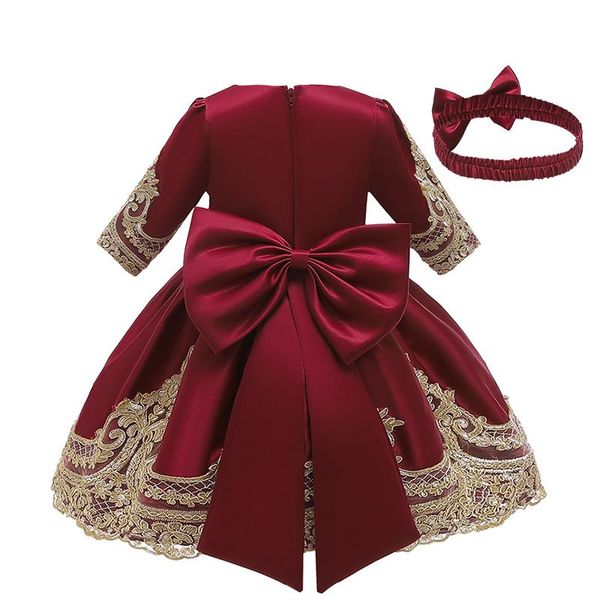 girl's dresses court style baby dress big bowutu christening gown girls clothes birthday princess infant christmas party costume, Red;yellow
girl's dresses court style baby dress big bowutu christening gown girls clothes birthday princess infant christmas party costume, Red;yellow