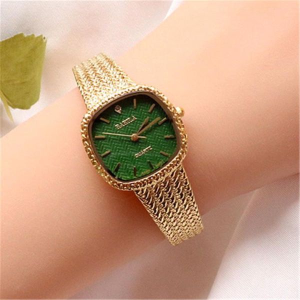 wristwatches 2021 24 k gold women's watch japanese movement square retro bracelet temperament women give gifts, Slivery;brown
wristwatches 2021 24 k gold women's watch japanese movement square retro bracelet temperament women give gifts, Slivery;brown