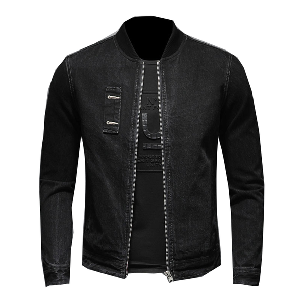 men's jackets stand-up collar knight denim jacket black jeans casual slim-fit motorcycle, Black;brown
men's jackets stand-up collar knight denim jacket black jeans casual slim-fit motorcycle, Black;brown