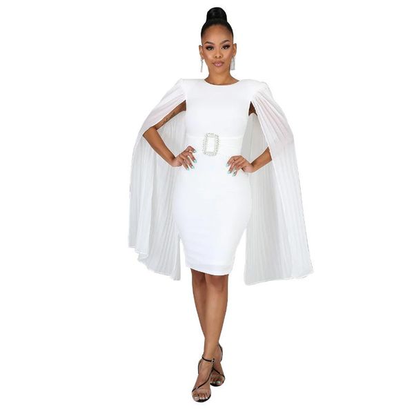 elegant fashion ladies office dress cloak sleeves solid white women slim midi pencil dresses bodycon casual vestidos 2021 summer, Black;gray
elegant fashion ladies office dress cloak sleeves solid white women slim midi pencil dresses bodycon casual vestidos 2021 summer, Black;gray