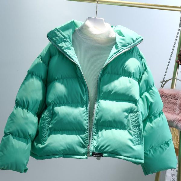 winter 2021 thickened warm bread cotton-padded coat women lovely loose solid color stand short parka jacket women's jackets, Black;brown
winter 2021 thickened warm bread cotton-padded coat women lovely loose solid color stand short parka jacket women's jackets, Black;brown