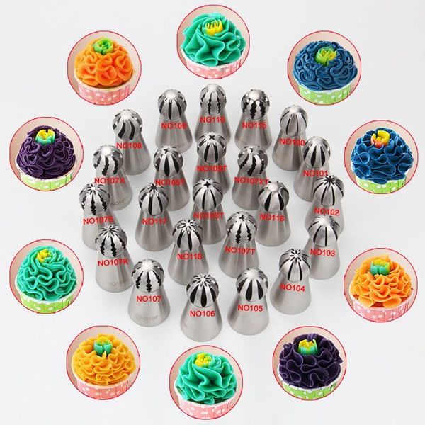 baking & pastry tools 23pcs/set stainless steel twist nozzles set icing sphere flower
baking & pastry tools 23pcs/set stainless steel twist nozzles set icing sphere flower